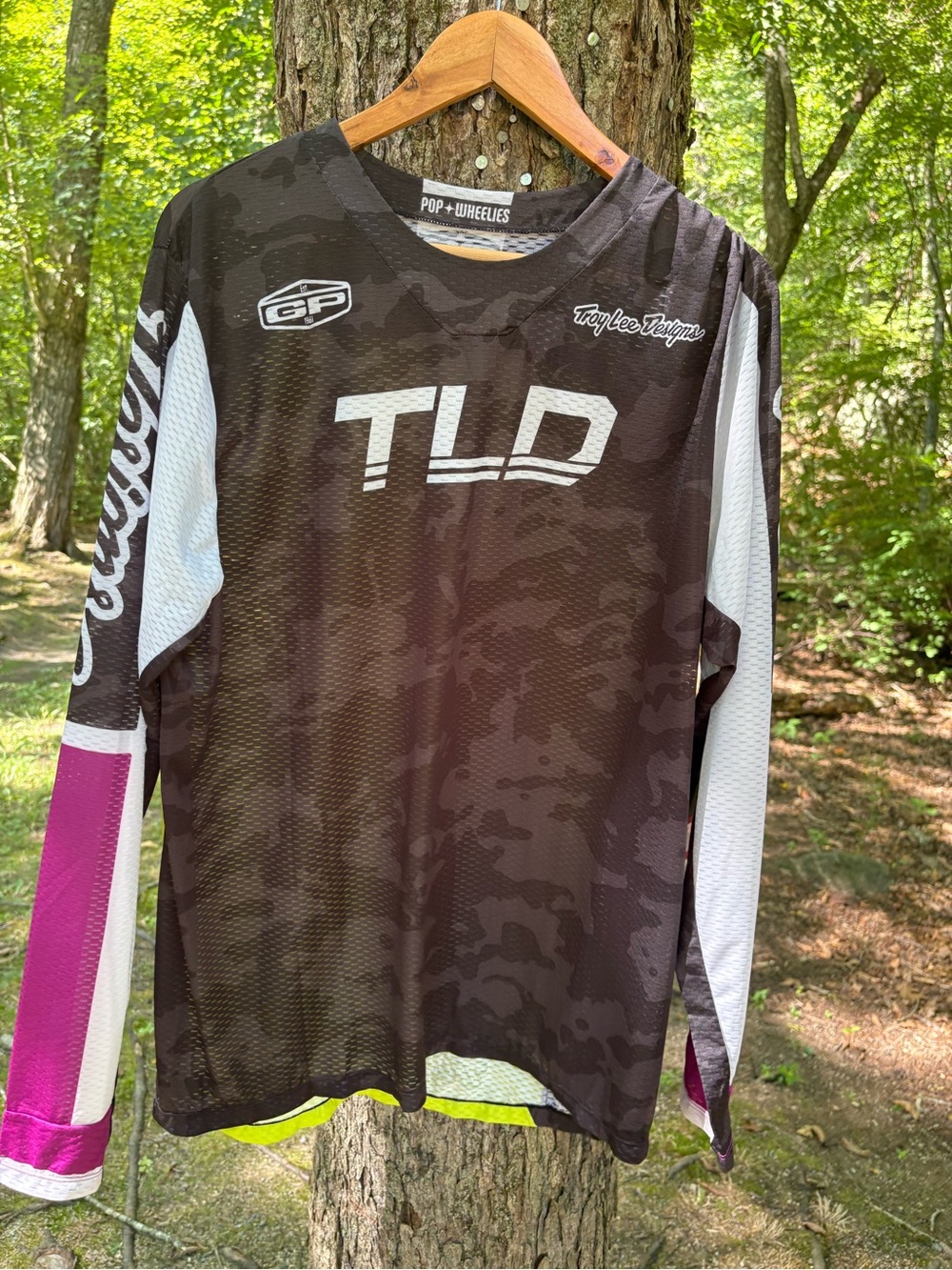 TLD Men's Long Sleeve Jersey black, Troy Lee designs
